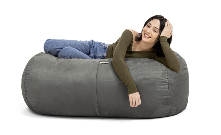 Jaxx 4' Bean Bag Lounger with Removable Cover 