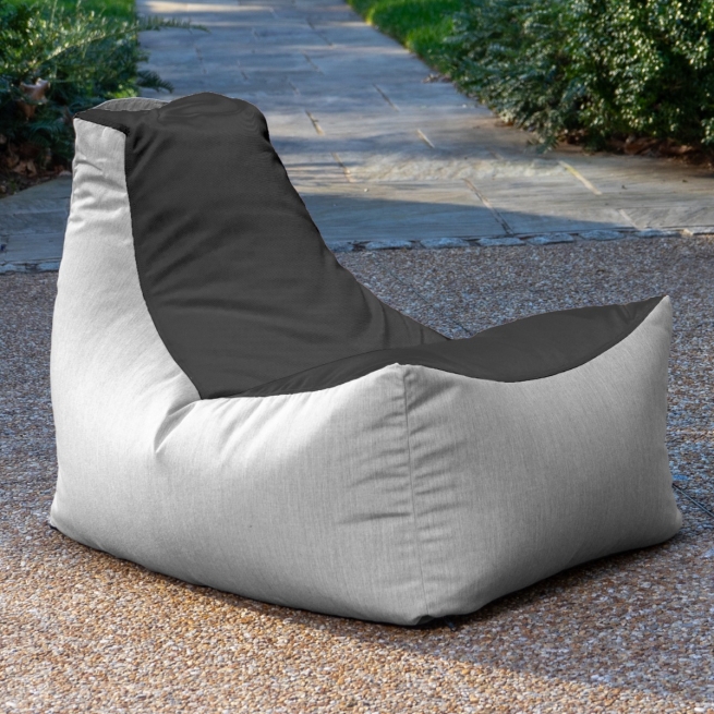 Juniper Outdoor Bean Bag Chair Sunbrella Slate Granite