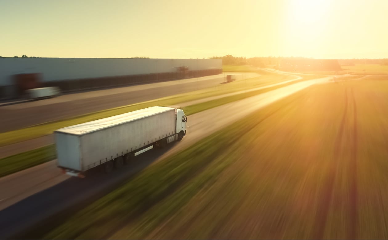 Freight Truck on highway| Less Fuel Consumption Means a Healthier Planet